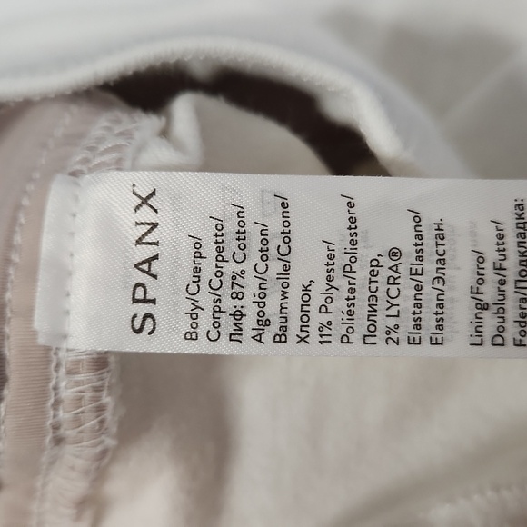 SPANX White Skinny Slimming Jeans Raw Hem - Picture 7 of 9